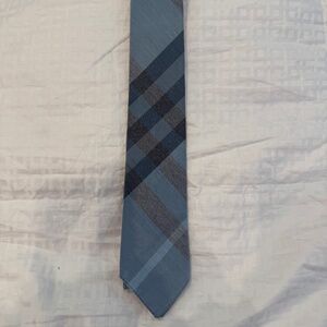 New Men's Blue Nova Check Burberry Tie